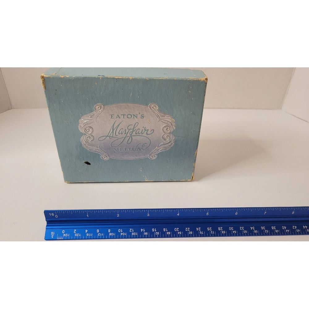 Eatons Mayfair Vellum Stationery Cards Name Tags Birds Vintage With Original Box